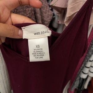 Skin tight wet seal long dress